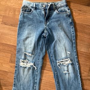 Blue Jeans with Holes